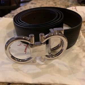 Black/Brown reversible Ferragamo Men’s Belt